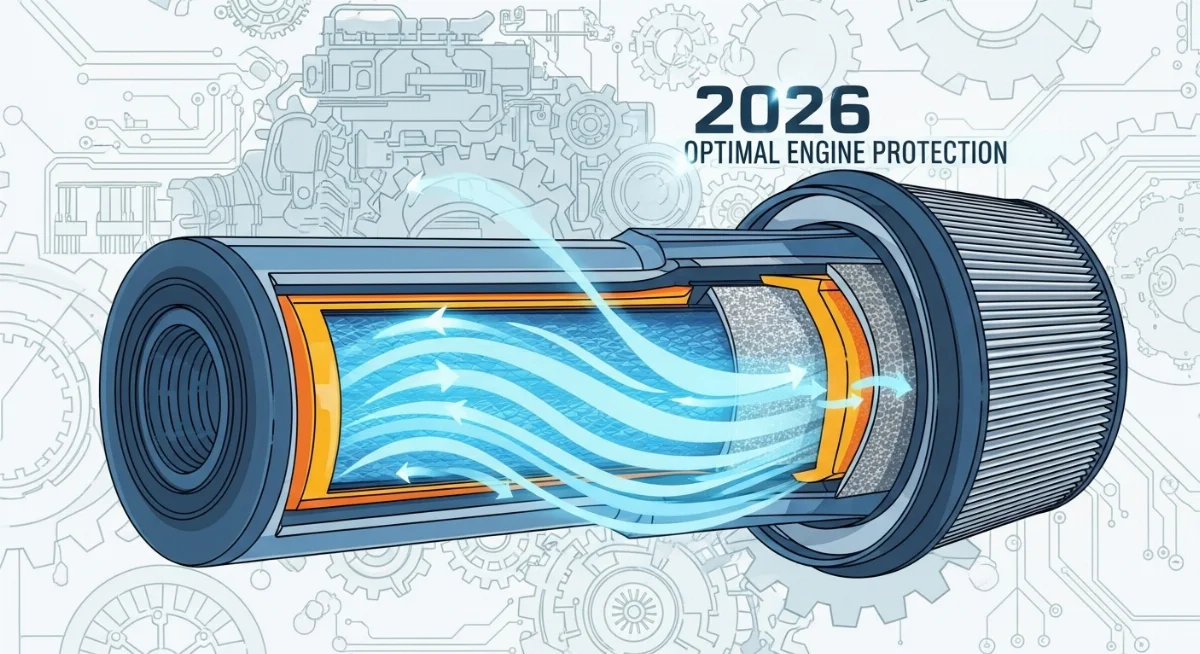 Kỹ thuật viên đang kiểm tra và thay thế phụ tùng lọc nhiên liệu cho máy công trình