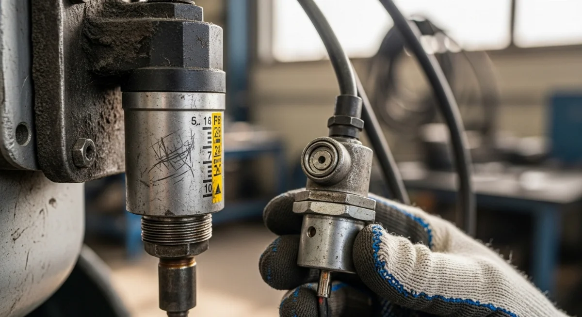 Hình ảnh tổng quan các loại cảm biến nước và cảm biến điện trên xe tải