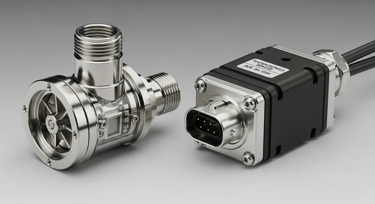 Cấu tạo chi tiết bên trong của một cảm biến nhiệt độ nước làm mát chất lượng cao