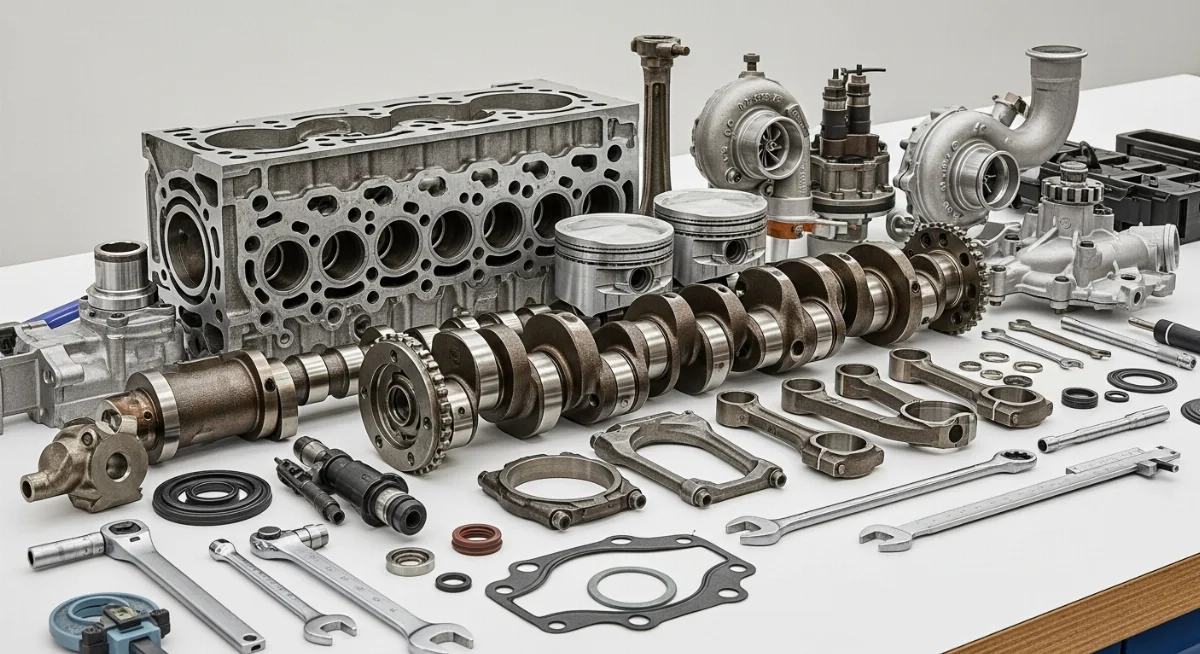 Phụ tùng động cơ xe tải và máy công trình chính hãng từ Đông Vinh