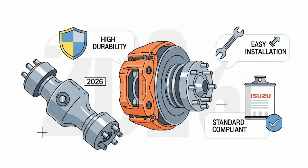 Phụ tùng ISUZU chính hãng Đông Vinh giúp xe vận hành bền bỉ