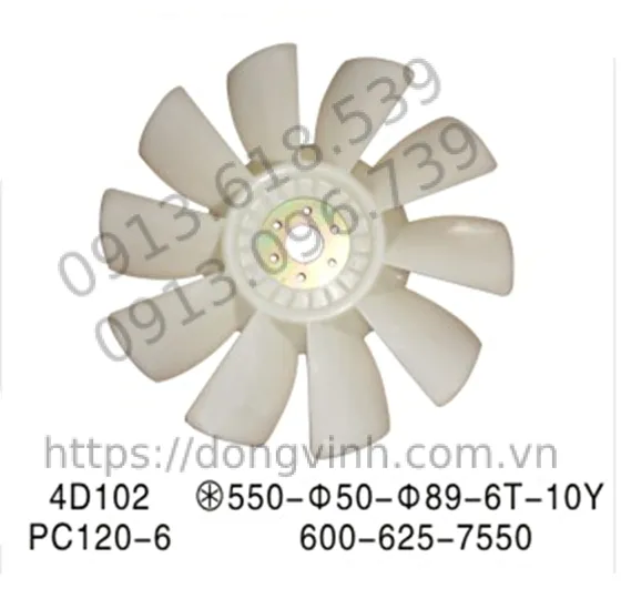 YJ-E0795 Cánh quạt PC120-6 4D102