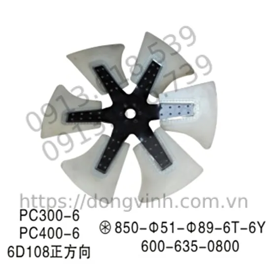YJ-E0799 Cánh quạt PC300-6 PC400-6 6D108