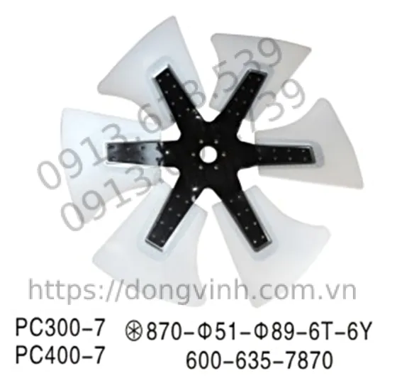 YJ-E0800 Cánh quạt PC300-7 PC400-7