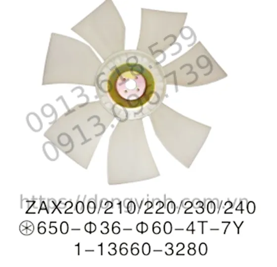 YJ-E0812 Cánh quạt ZAX200 ZX220 ZX230