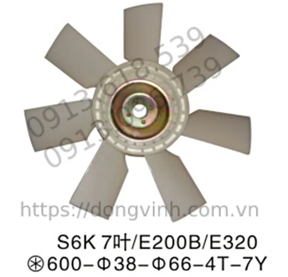 YJ-E0819 Cánh quạt CAT E200B E320 S6K