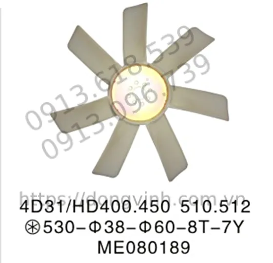 YJ-E0824 Cánh quạt HD400 4D31