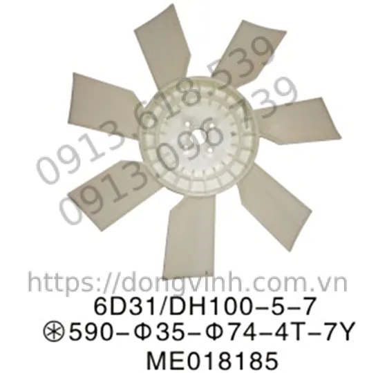 YJ-E0825 Cánh quạt DH100-5-7 6D31