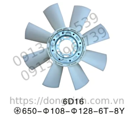 YJ-E0827 Cánh quạt SK300-6 6D16