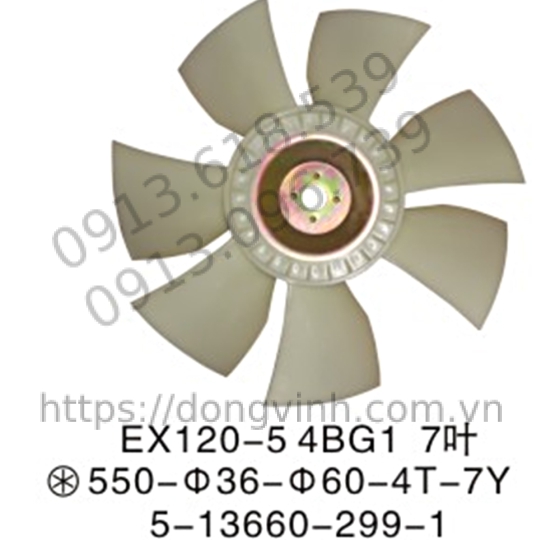YJ-E0806 Cánh quạt EX120-5 4BG1