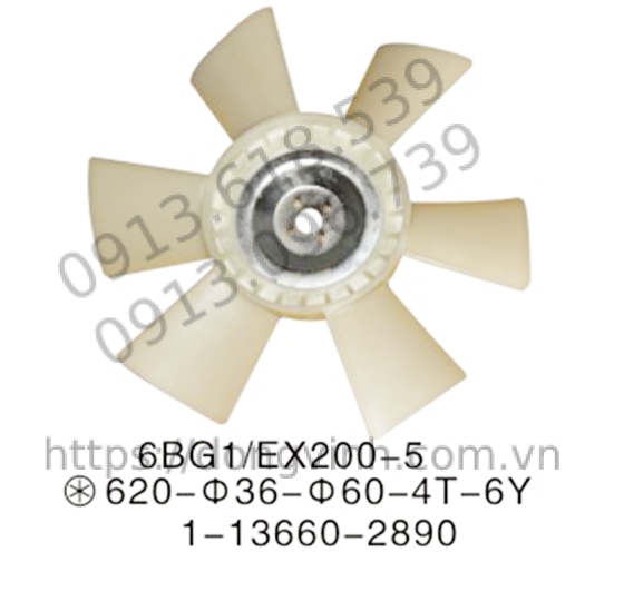 YJ-E0810 Cánh quạt EX200-5 6BG1
