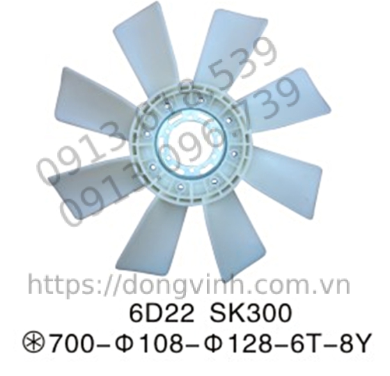 YJ-E0828 Cánh quạt SK300 6D22